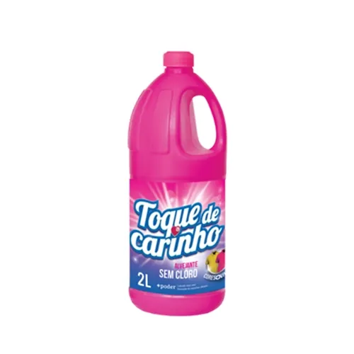 Alvejante Sem Cloro Rosa Toque de Carinho 2L