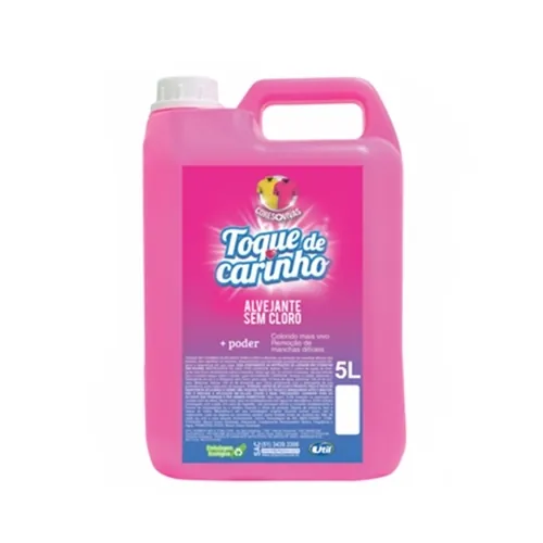Alvejante Sem Cloro Rosa Toque de Carinho 5L