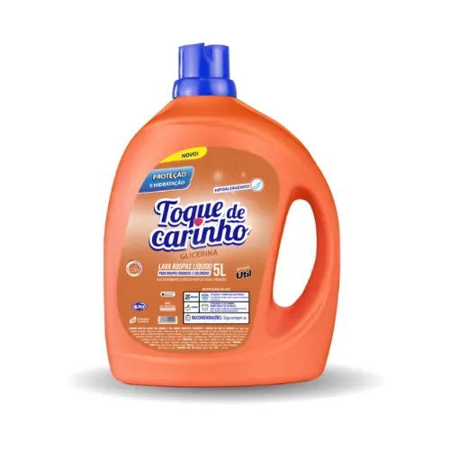 Lava roupas Glicerina Toque de Carinho 5L